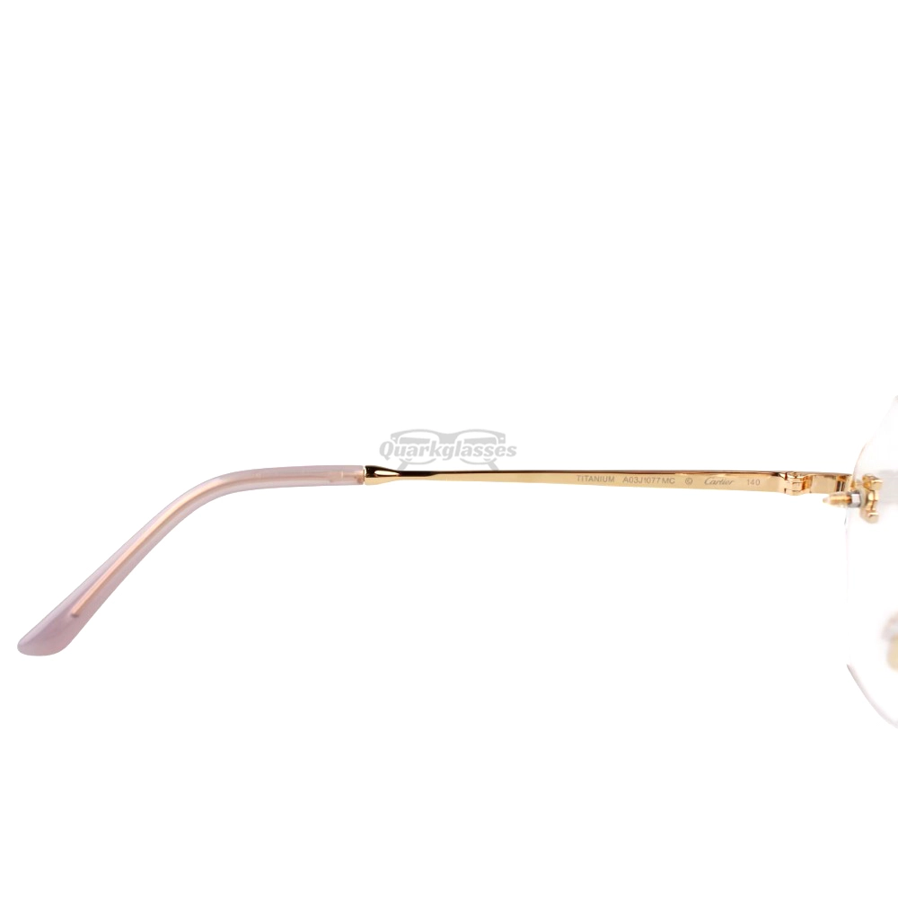 Cartier Icon Collection Titanium Geometric Rimless Eyeglasses CT0593O (6)