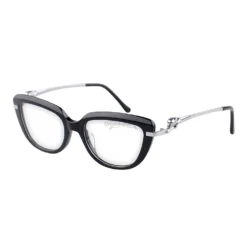 Cartier PANTHèRE Cateye Design Acetate Titanium Full Frame Eyeglasses CT0282O (11)