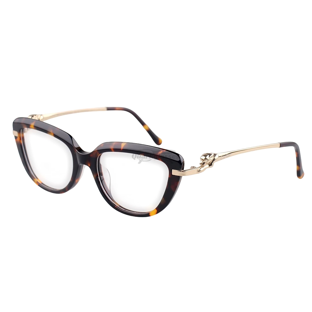 Cartier PANTHèRE Cateye Design Acetate Titanium Rimless Eyeglasses CT0282O (14)