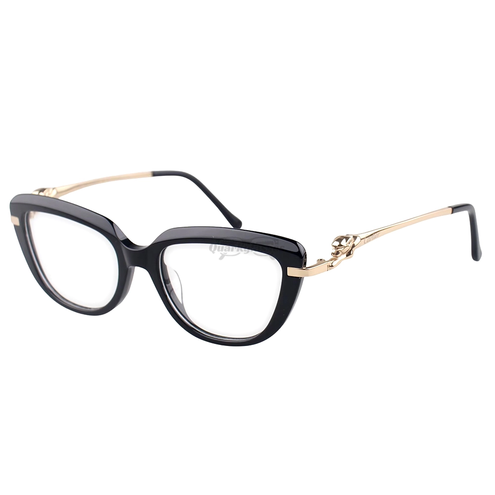 Cartier PANTHèRE Cateye Design Acetate Titanium Rimless Eyeglasses CT0282O (4)