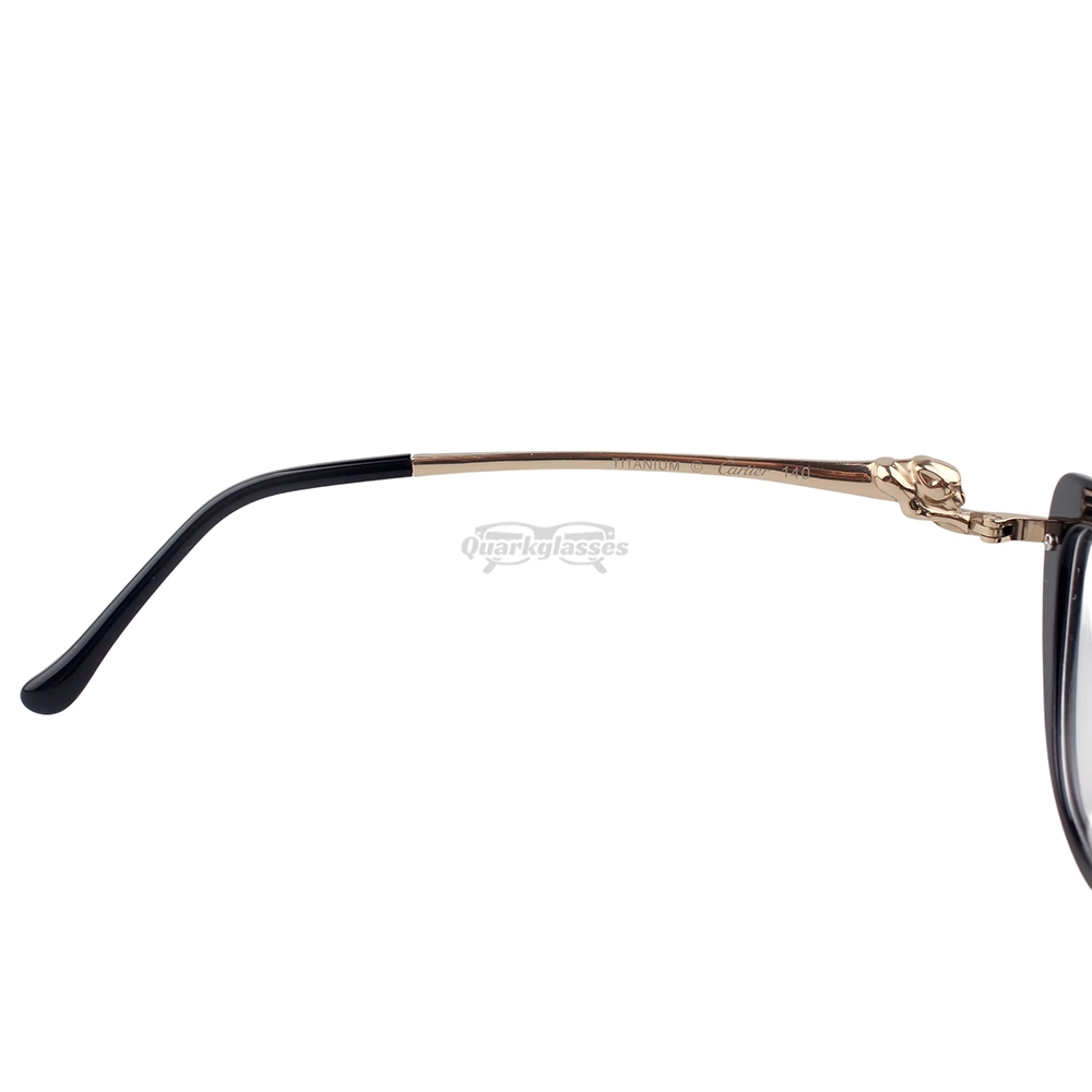 Cartier PANTHèRE Cateye Design Acetate Titanium Rimless Eyeglasses CT0282O (9)