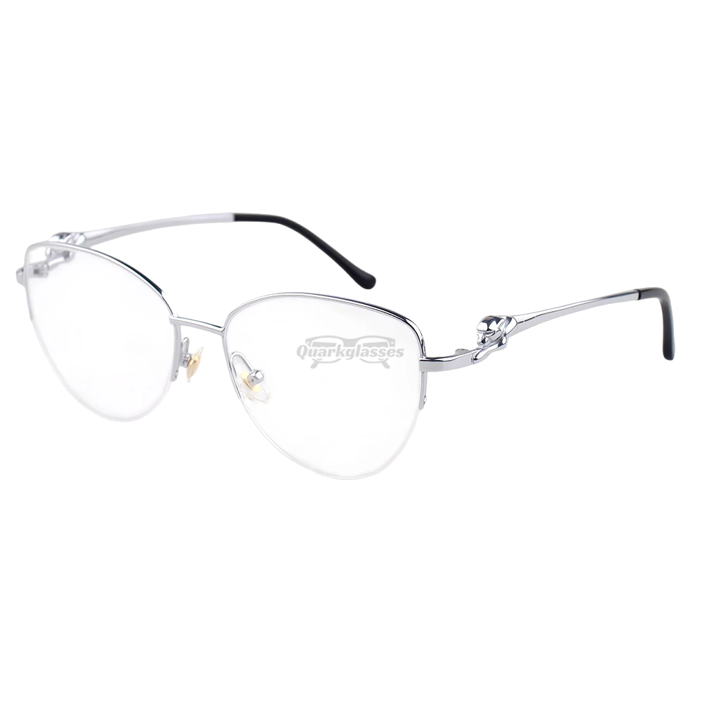 Cartier PANTHèRE Cateye Design Titanium Half Frame Eyeglasses CT0280 (11)