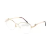 Cartier PANTHèRE Cateye Design Titanium Half Frame Eyeglasses CT0280 (4)