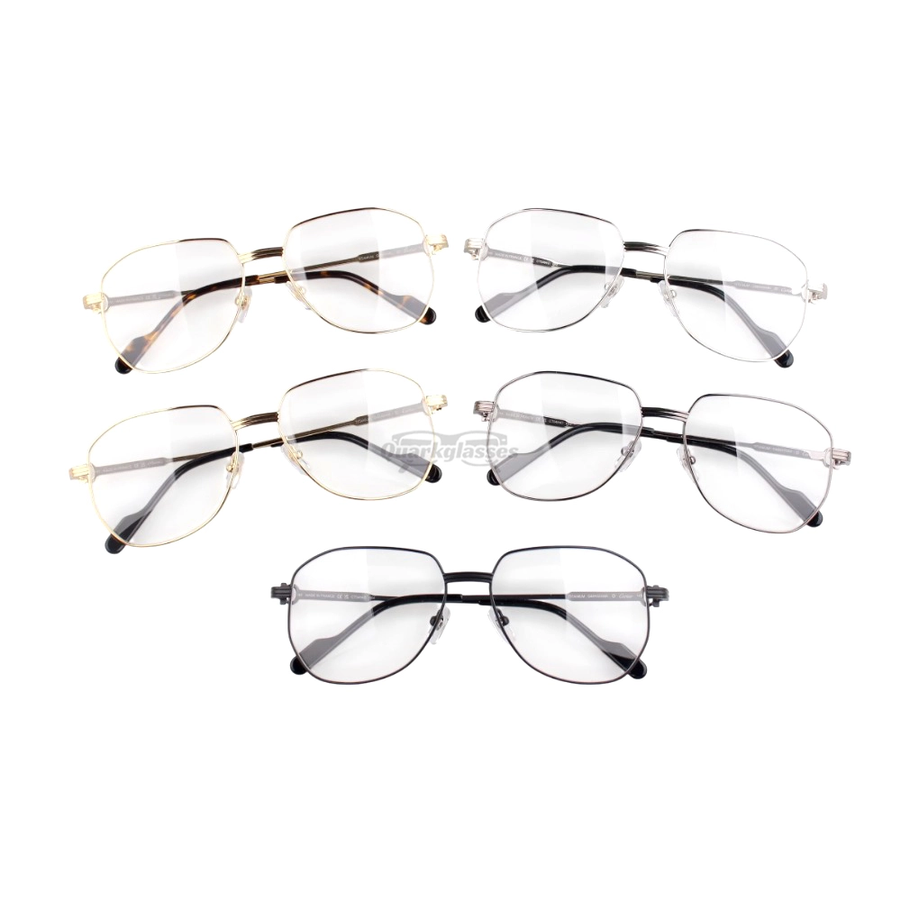 Cartier Première De Pilot Full Frame Titanium Eyeglasses CT0484O (1)
