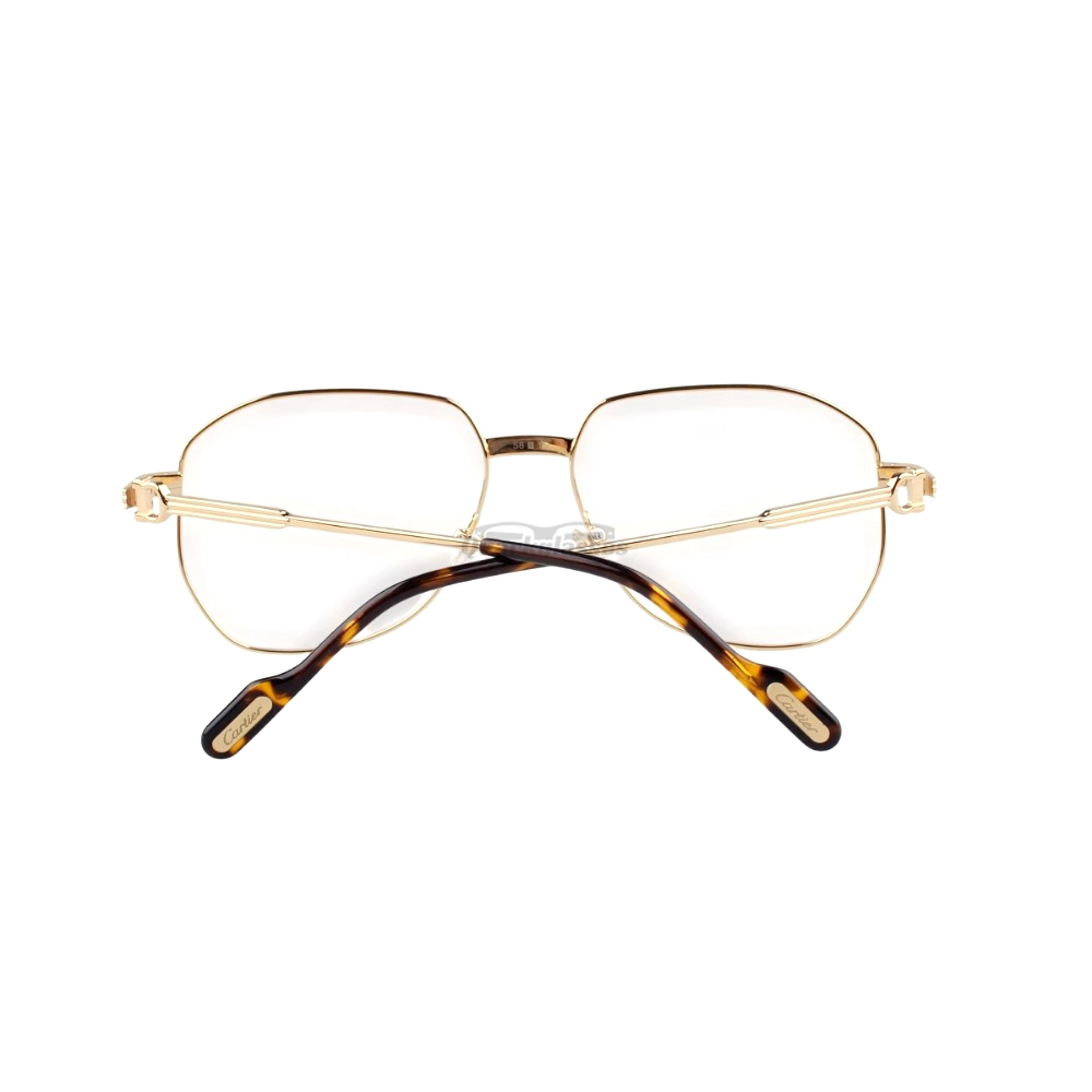 Cartier Première De Pilot Full Frame Titanium Eyeglasses CT0484O (9)