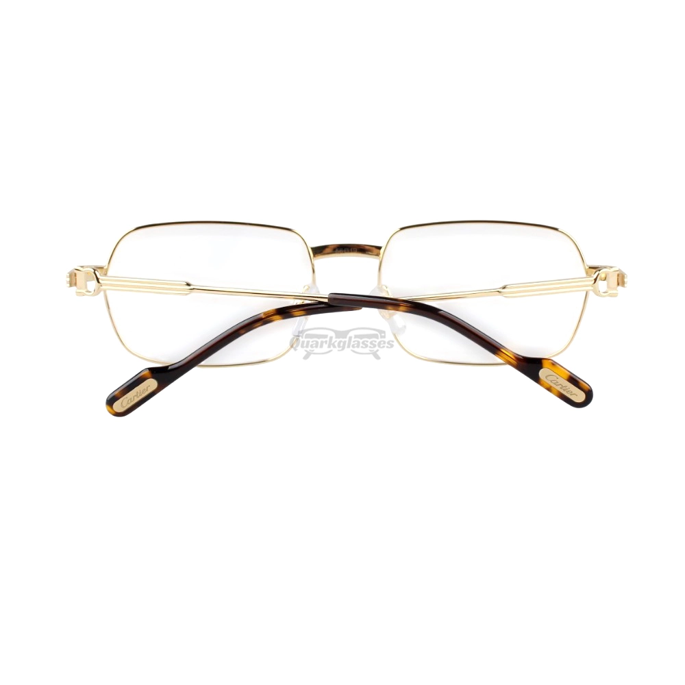 Cartier Première De Rectangle Titanium Full Frame Eyeglasses CT0483O (10)