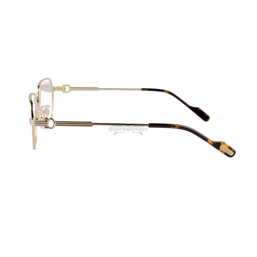 Cartier Première De Rectangle Titanium Full Frame Eyeglasses CT0483O (11)