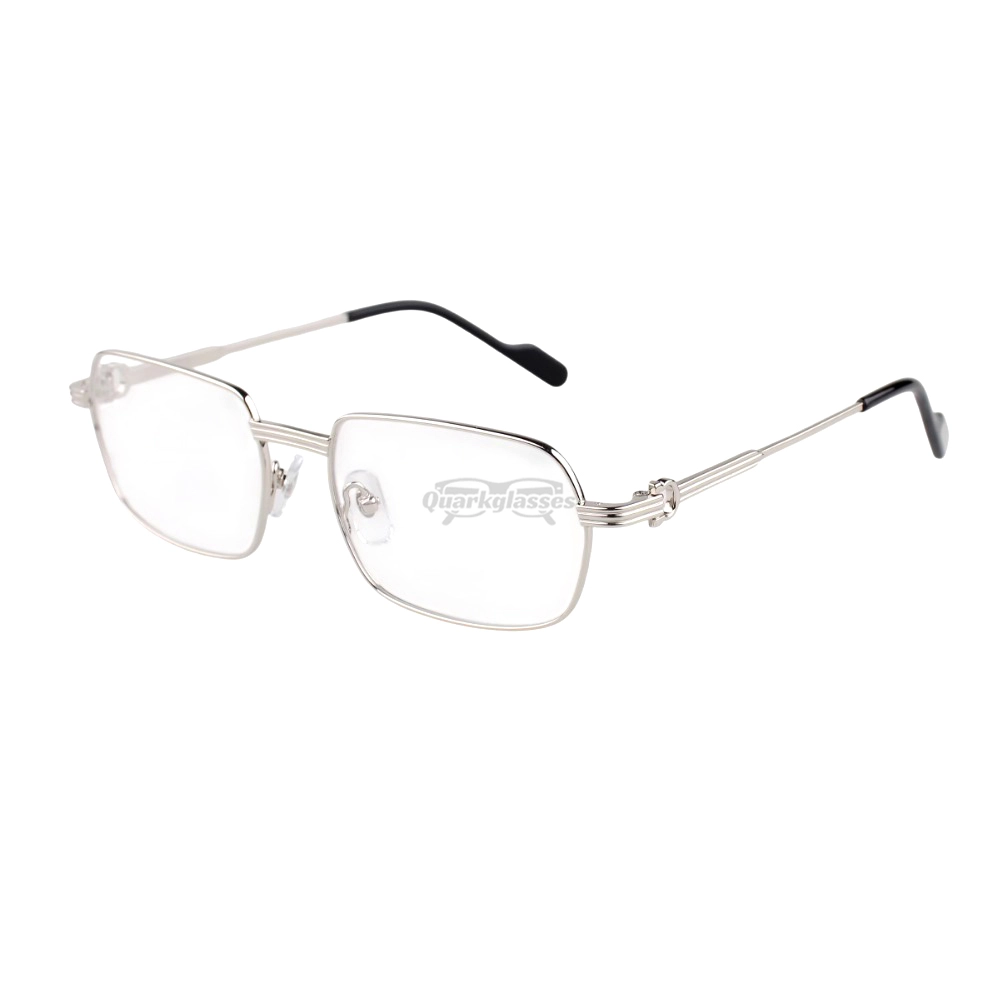 Cartier Première De Rectangle Titanium Full Frame Eyeglasses CT0483O (9)