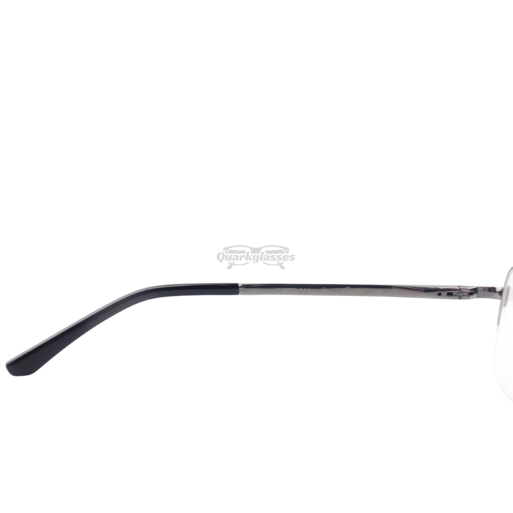 Cartier Santos De Double Bridge Titanium Half Frame Eyeglasses CT0308O (12)