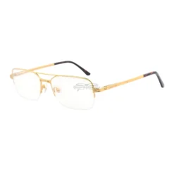 Cartier Santos De Double Bridge Titanium Half Frame Eyeglasses CT0308O (4)
