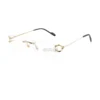 Cartier Singature C DE Rimless Titanium Eyeglasses CT0488O (8)