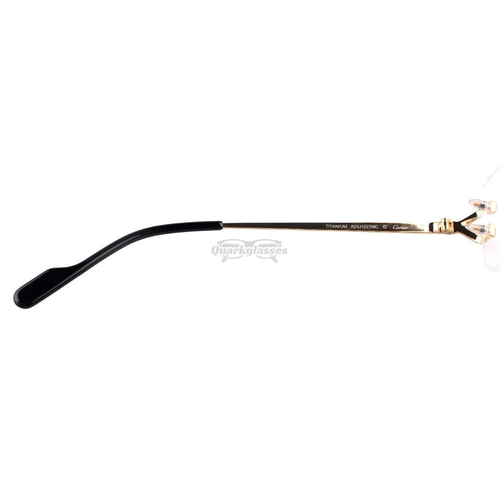 Cartier Singature C DE Rimless Titanium Eyeglasses CT0563O (6)