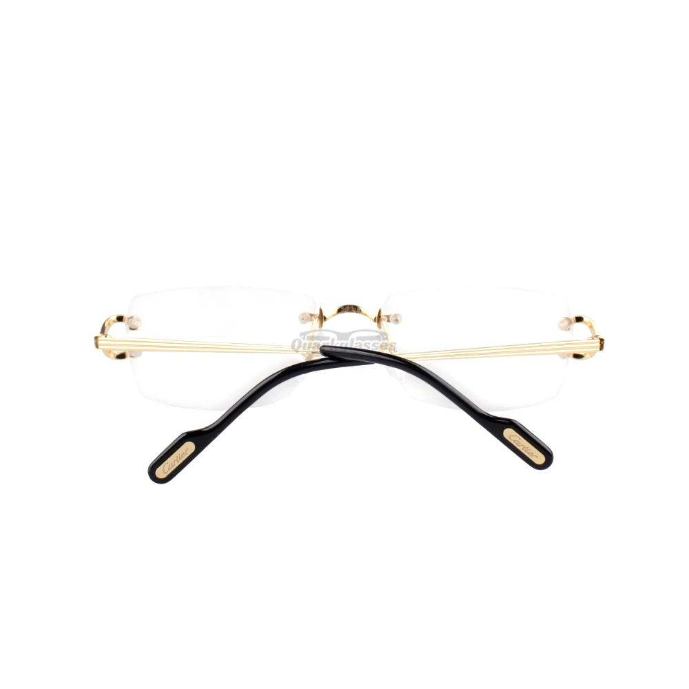 Cartier Singature C DE Rimless Titanium Eyeglasses CT0563O (8)