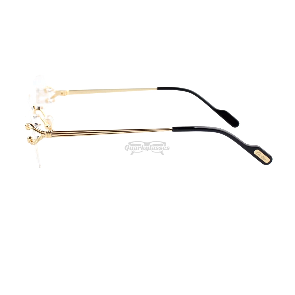 Cartier Singature C DE Rimless Titanium Eyeglasses CT0564O (10)