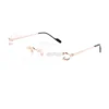 Cartier Singature C DE Rimless Titanium Eyeglasses CT0564O (2)