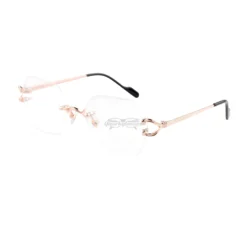 Cartier Singature C DE Rimless Titanium Eyeglasses CT0564O (2)