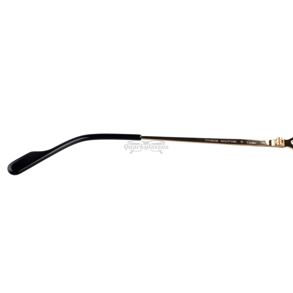 Cartier Singature C DE Rimless Titanium Eyeglasses CT0564O (7)