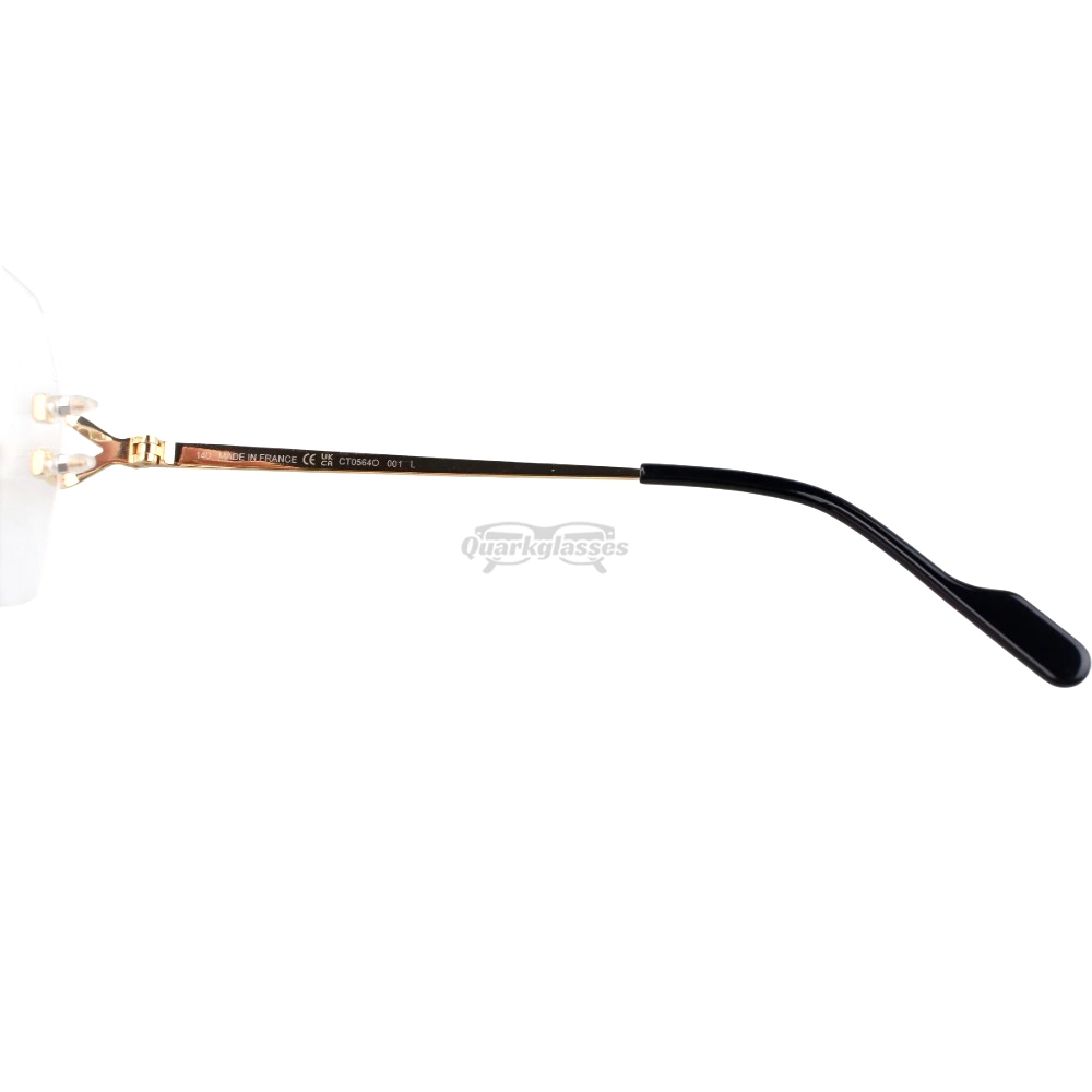 Cartier Singature C DE Rimless Titanium Eyeglasses CT0564O (8)