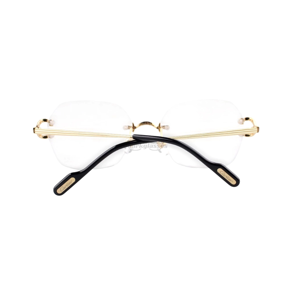 Cartier Singature C DE Rimless Titanium Eyeglasses CT0564O (9)
