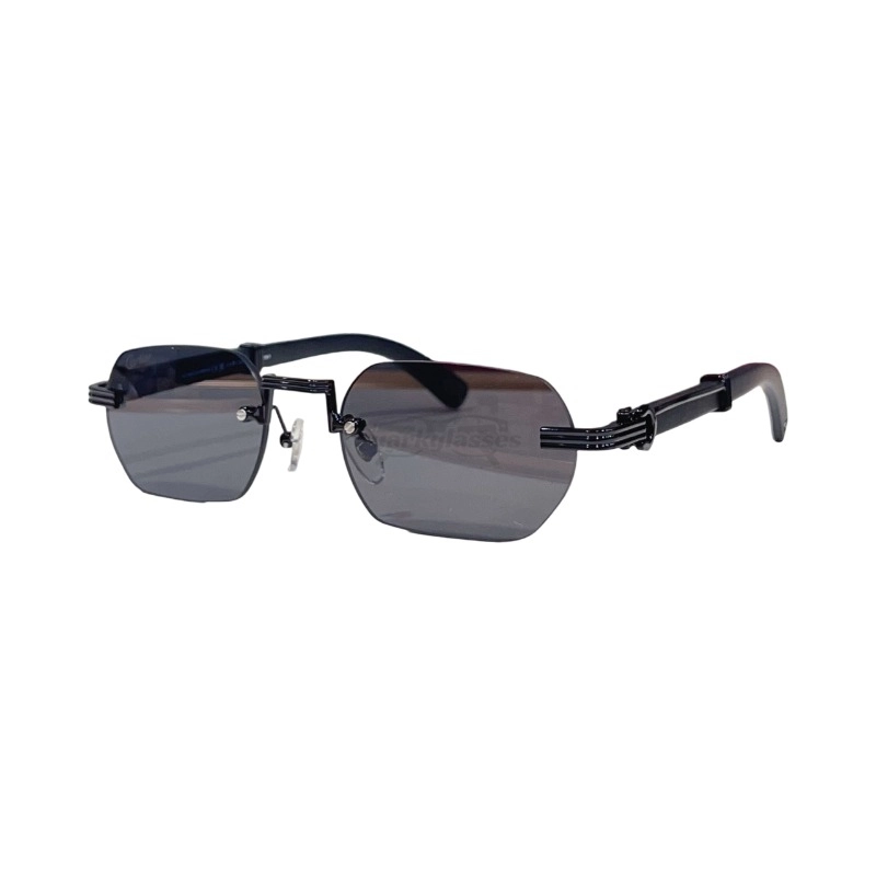 Cartier Première De Wooden Rimless Sunglasses CT0362s (12)