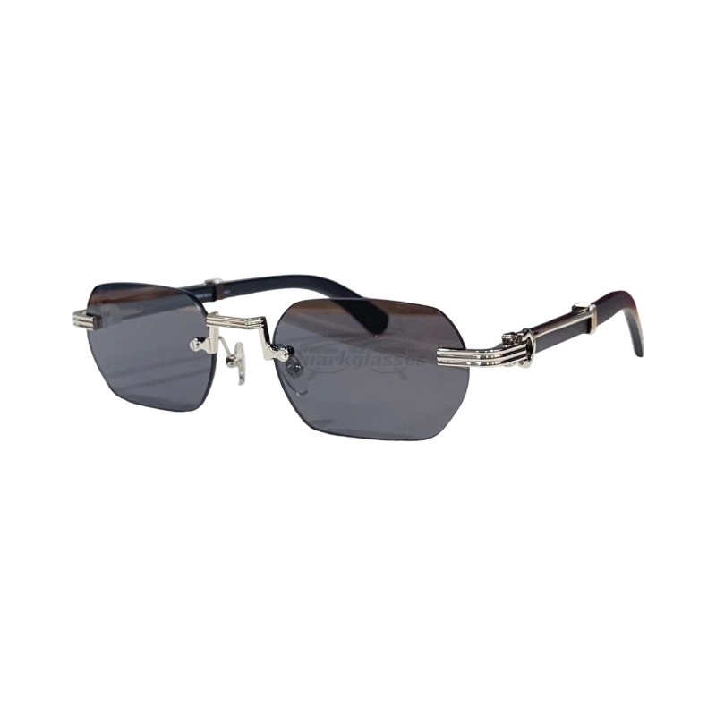 Cartier Première De Wooden Rimless Sunglasses CT0362s (8)